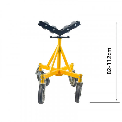 Тяжелая стойка для труб с колесами Mecanum TD1108HW